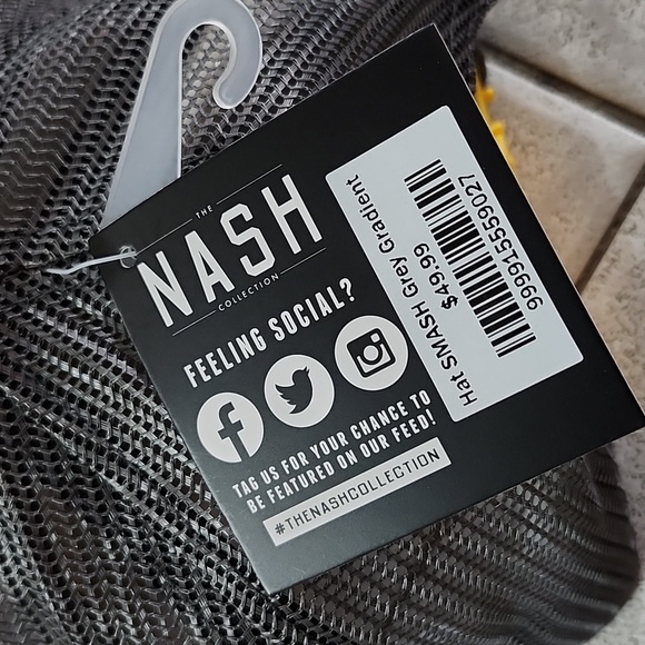 SMASH Grey Gradient Hat The Nash Collection Nashville Predators New NWT - Picture 6 of 9
